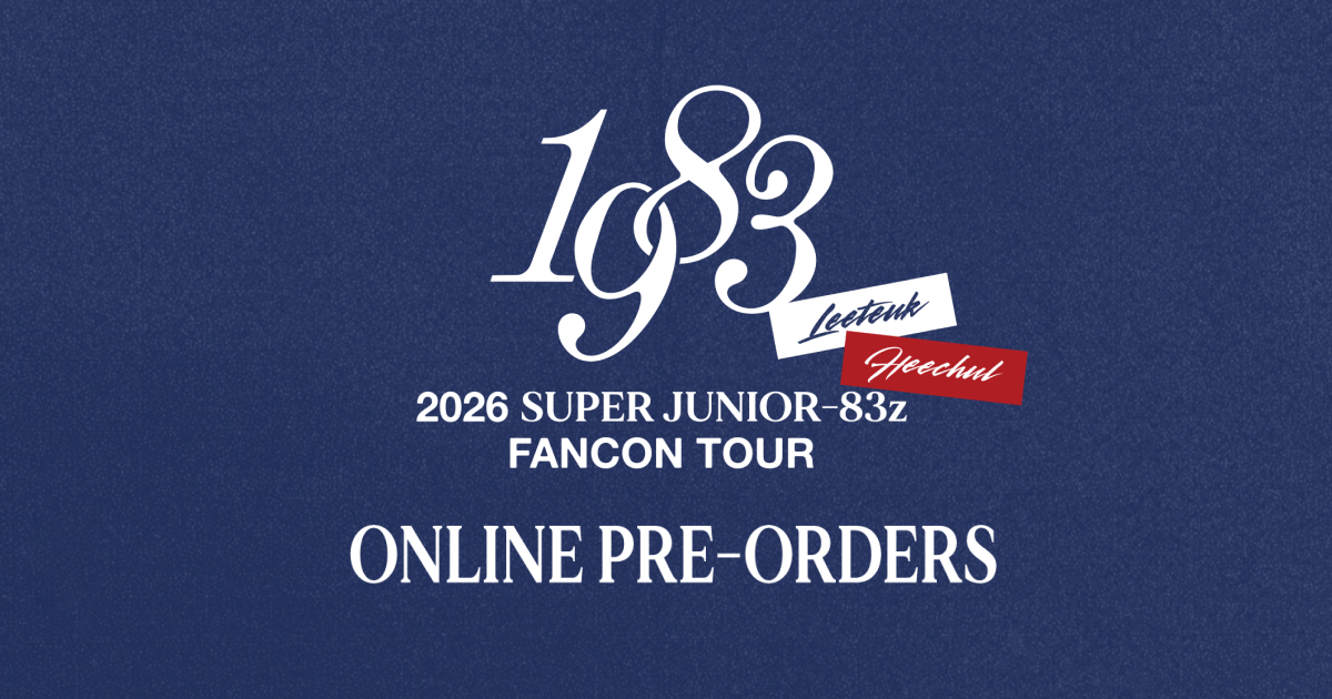 2026 SUPER JUNIOR-83z FAN-CON TOUR [1983] IN SEOUL - Berriz Shop